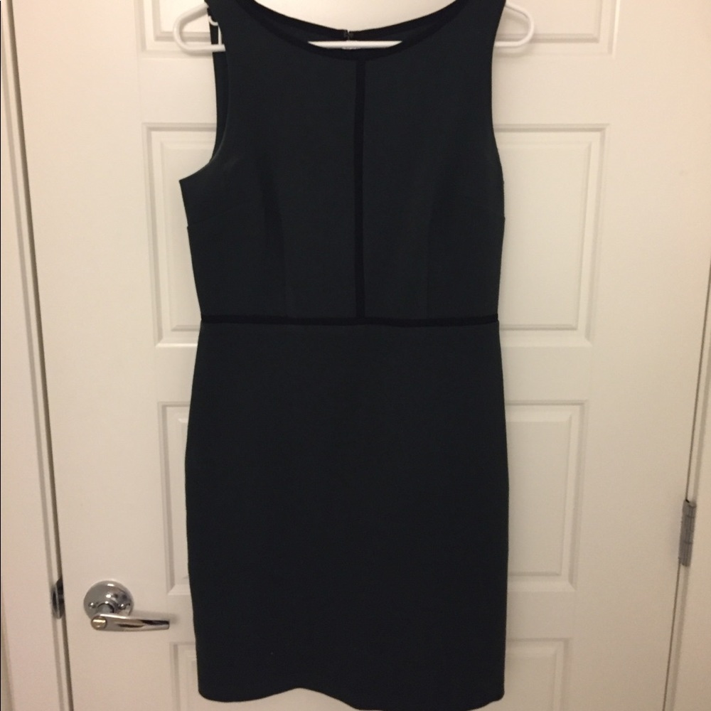 Dark green and black Ann Taylor Loft dress - sz 6